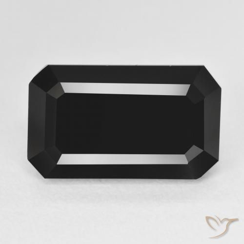 10.21ct طبيعي شورل تورمالين, قص الزمرد, غير شفاف