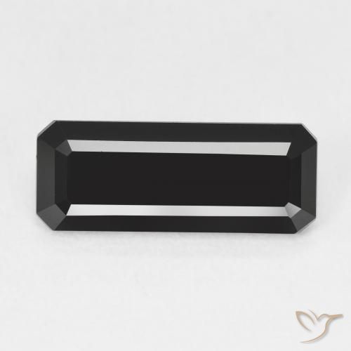 3.59ct طبيعي شورل تورمالين, قص الزمرد, غير شفاف