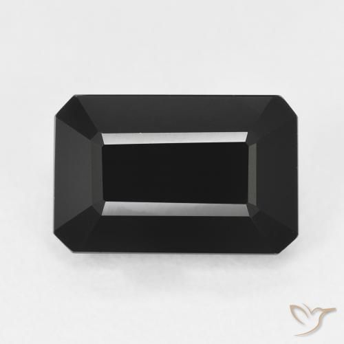 3.98ct طبيعي شورل تورمالين, قص الزمرد, غير شفاف