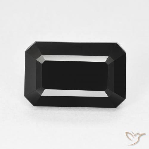 4.83ct طبيعي شورل تورمالين, قص الزمرد, غير شفاف