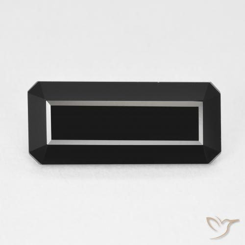 5.28ct طبيعي شورل تورمالين, قص الزمرد, غير شفاف