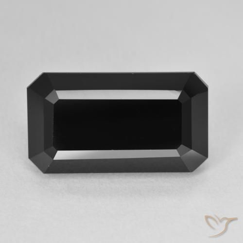 10.96ct طبيعي شورل تورمالين, قص الزمرد, غير شفاف