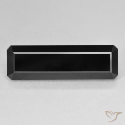 11.16ct طبيعي شورل تورمالين, قص الزمرد, غير شفاف