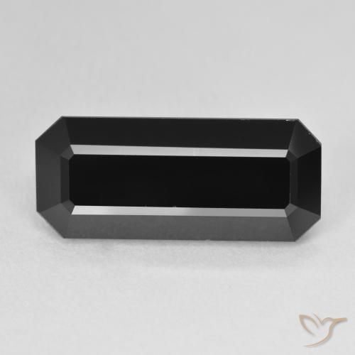 9.40ct طبيعي شورل تورمالين, قص الزمرد, غير شفاف