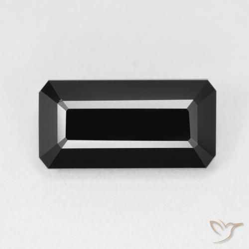 5.25ct طبيعي شورل تورمالين, قص الزمرد, غير شفاف