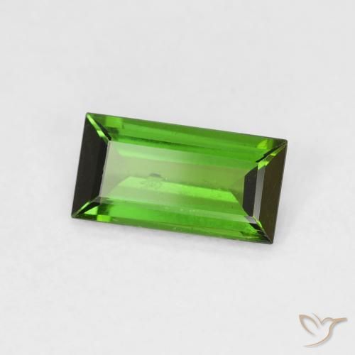 تورمالين Medium Dark-Green طبيعي، باجيت، 0.83 قيراط، SI