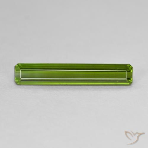 1.92ct طبيعي أخضر ترابى تورمالين, قص الزمرد, VVS
