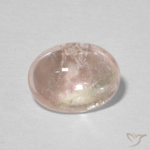 1.96ct طبيعي وردى فاتح جدا تورمالين, بيضوي, شفاف