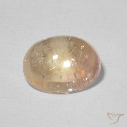 2.13ct طبيعي سالمون وردي تورمالين, بيضوي, شفاف