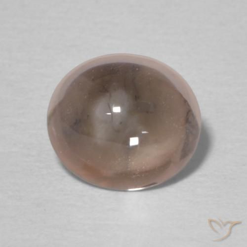0.88ct طبيعي وردى برتقالى تورمالين, بيضوي, شفاف