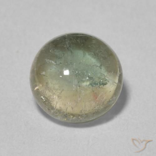 1.67ct طبيعي متعدد الألوان تورمالين, دائري, شفاف