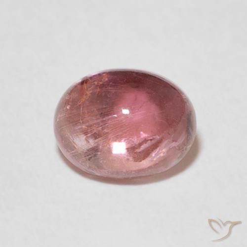 1.18ct طبيعي وردي فاتح تورمالين, بيضوي, شفاف