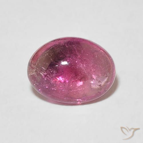 1.26ct طبيعي أحمر عصير الفواكه تورمالين, بيضوي, شفاف