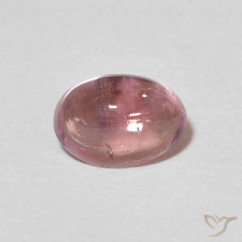 1.15ct طبيعي وردي فاقع تورمالين, بيضوي, شفاف