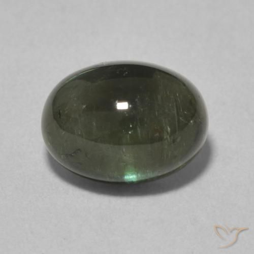 2.24ct طبيعي أخضر الغابات تورمالين, بيضوي, شفاف