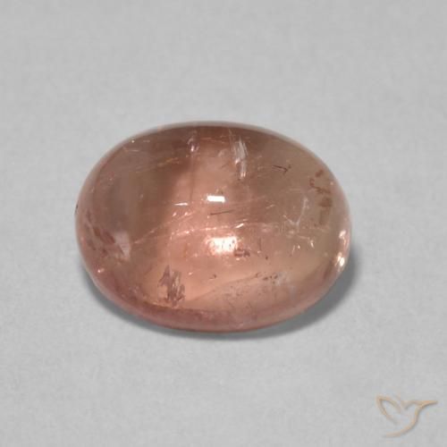 1.29ct طبيعي وردى متوسط تورمالين, بيضوي, شفاف