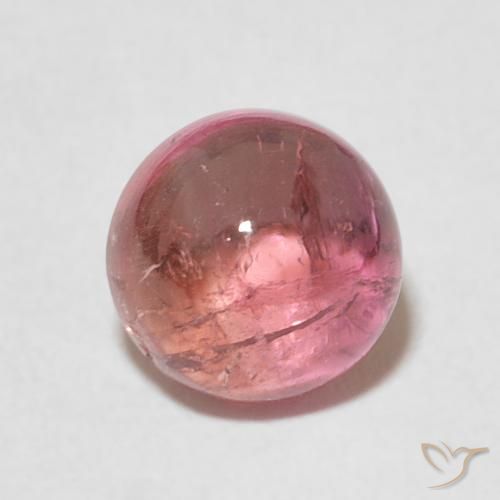 1.77ct طبيعي أحمر كرزى أرجوانى تورمالين, دائري, شفاف