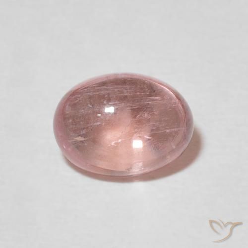 1.63ct طبيعي وردى فاقع فاتح تورمالين, بيضوي, شفاف