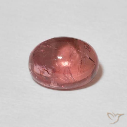 1.45ct طبيعي وردى متوسط تورمالين, بيضوي, شفاف, Photo A