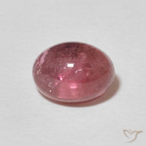 1.43ct طبيعي أحمر كرزى أرجوانى تورمالين, بيضوي, شفاف