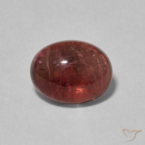 2.31ct طبيعي احمر غامق تورمالين, بيضوي, شفاف