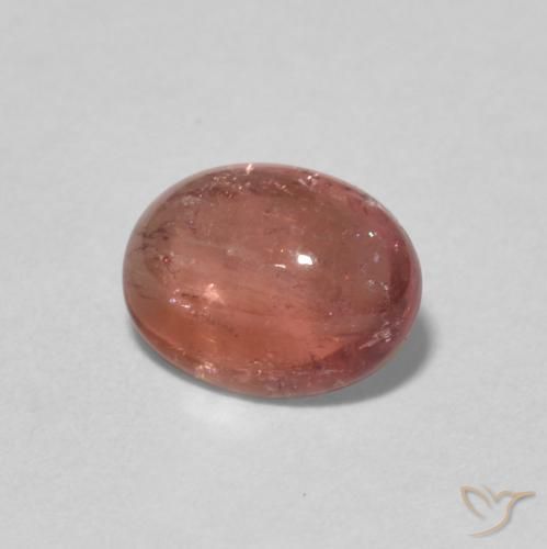 تورمالين Medium Dark-Pink طبيعي، بيضوي، 1.28 قيراط، شفاف