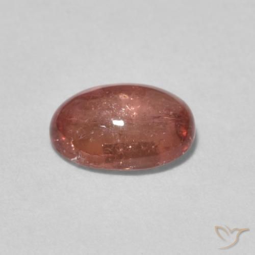 تورمالين Medium Dark-Pink طبيعي، بيضوي، 1.28 قيراط، شفاف