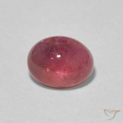 1.33ct طبيعي احمر غامق تورمالين, بيضوي, شفاف