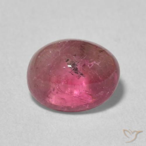 1.41ct طبيعي أحمر غامق تورمالين, بيضوي, شفاف