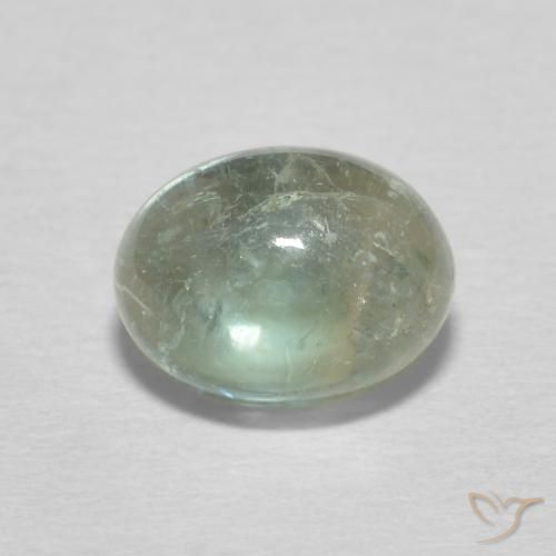 1.96ct طبيعي أخضر فاتح جدا تورمالين, بيضوي, شفاف