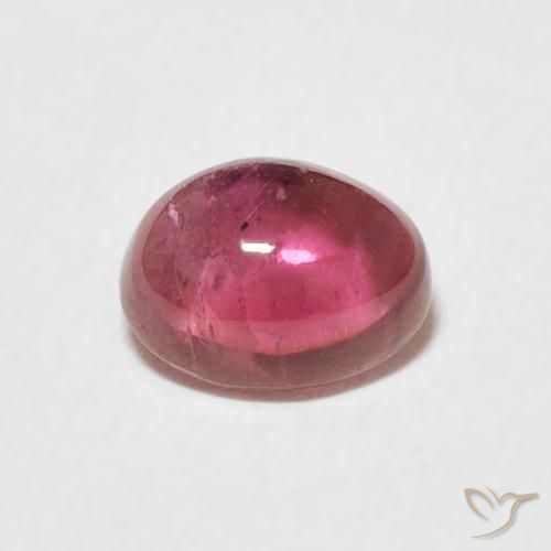 0.66ct طبيعي ماجنتى غامق تورمالين, بيضوي, شفاف