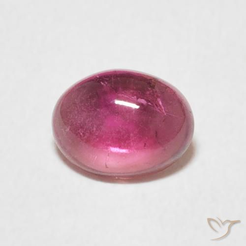 0.75ct طبيعي ماجنتى غامق تورمالين, بيضوي, شفاف