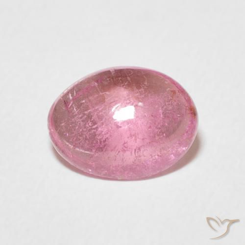 1.86ct طبيعي وردى العلكة تورمالين, بيضوي, شفاف