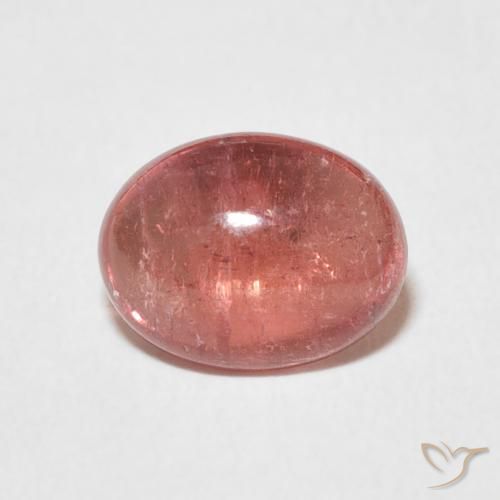2.39ct طبيعي وردى توت العليق تورمالين, بيضوي, شفاف