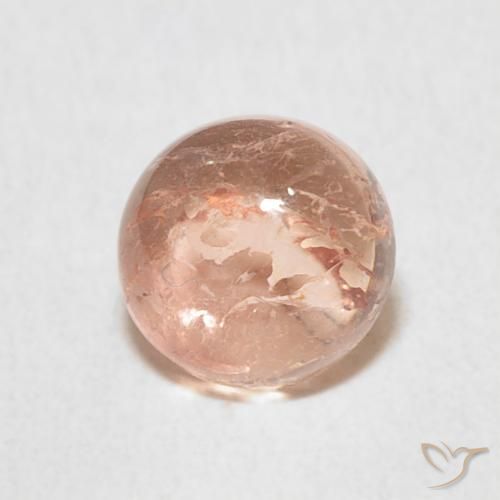 1.01ct طبيعي وردى متوسط تورمالين, دائري, شفاف