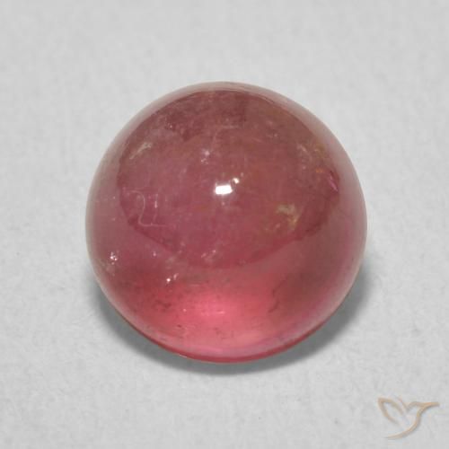 1.83ct طبيعي وردى داكن تورمالين, دائري, شفاف