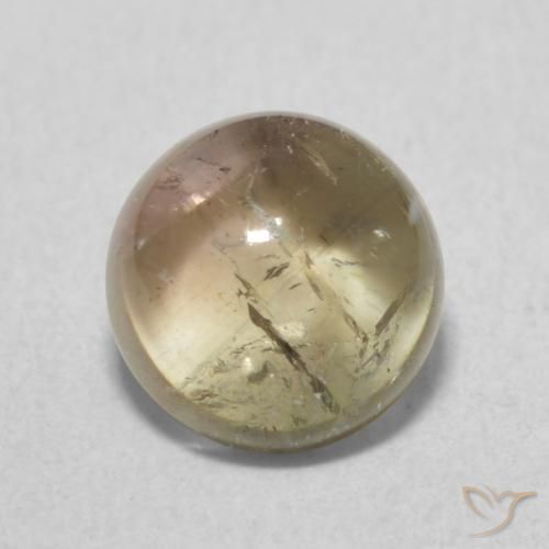 1.89ct طبيعي متعدد الألوان تورمالين, دائري, شفاف, Photo A