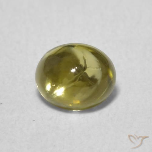 0.75ct طبيعي أخضر ترابى دافئ تورمالين, بيضوي, شفاف