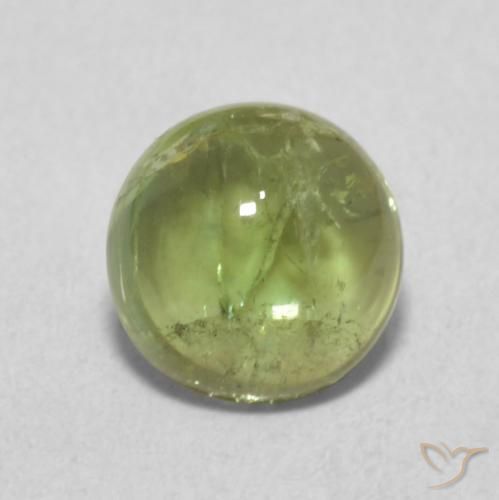 1.13ct طبيعي أخضر حيوى فاتح تورمالين, دائري, شفاف