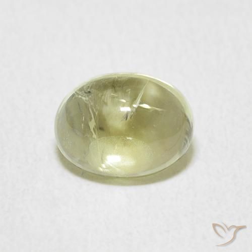 1.27ct طبيعي أخضر ترابى تورمالين, بيضوي, شفاف