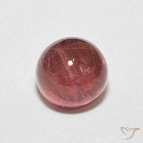 1.68ct طبيعي وردى متوسط تورمالين, دائري, شفاف