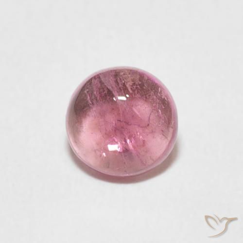 0.73ct طبيعي Medium Light-Pink تورمالين, دائري, شفاف