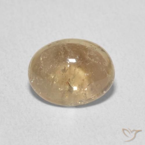 1.96ct طبيعي ذهب تورمالين, بيضوي, شفاف