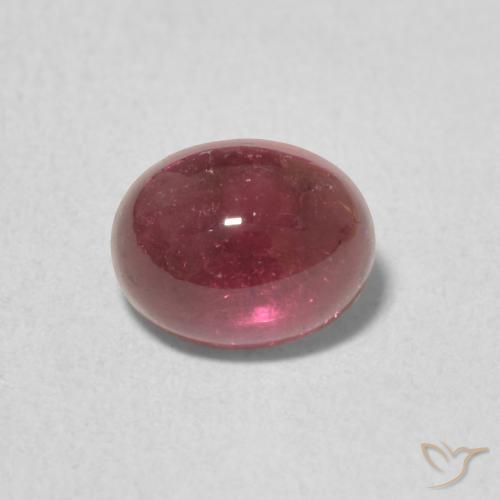 1.21ct طبيعي أحمر ميرلو تورمالين, بيضوي, شفاف
