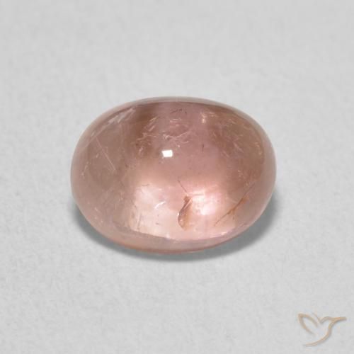 1.65ct طبيعي وردى فلامنجو تورمالين, بيضوي, شفاف