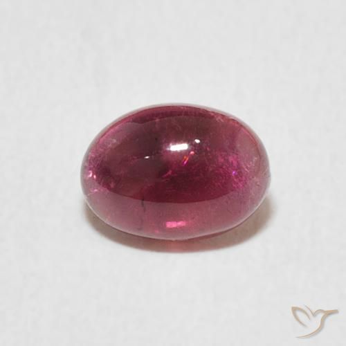 0.76ct طبيعي ماجنتى غامق تورمالين, بيضوي, شفاف