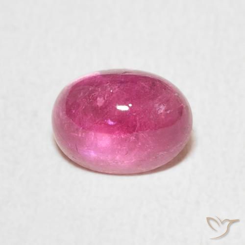 1.53ct طبيعي ماجنتى غامق تورمالين, بيضوي, شفاف