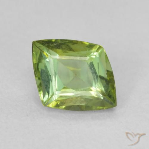 0.87ct طبيعي أخضر الغابة فاتح تورمالين, فانسى, VVS-VS