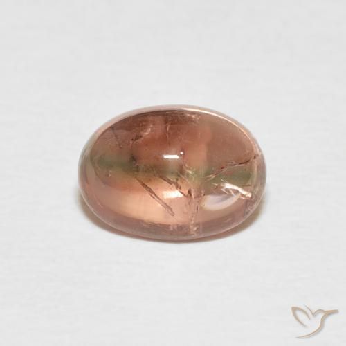 1.41ct طبيعي وردى متوسط تورمالين, بيضوي, شفاف