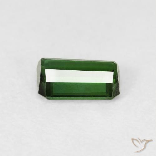 تورمالين Medium Dark-Green طبيعي، ثمانى / قصة زمرد، 0.56 قيراط، VVS-VS